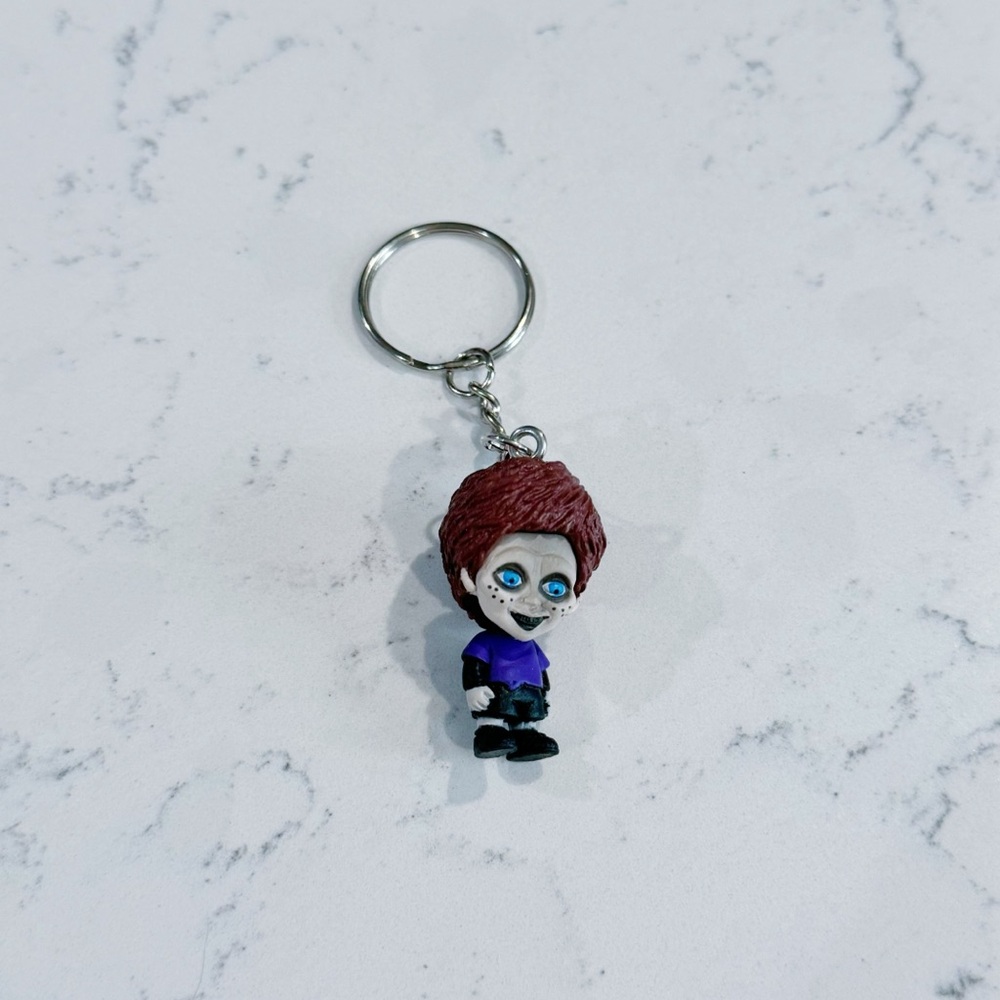 Horror Chucky Bobblehead Keychain 🖤